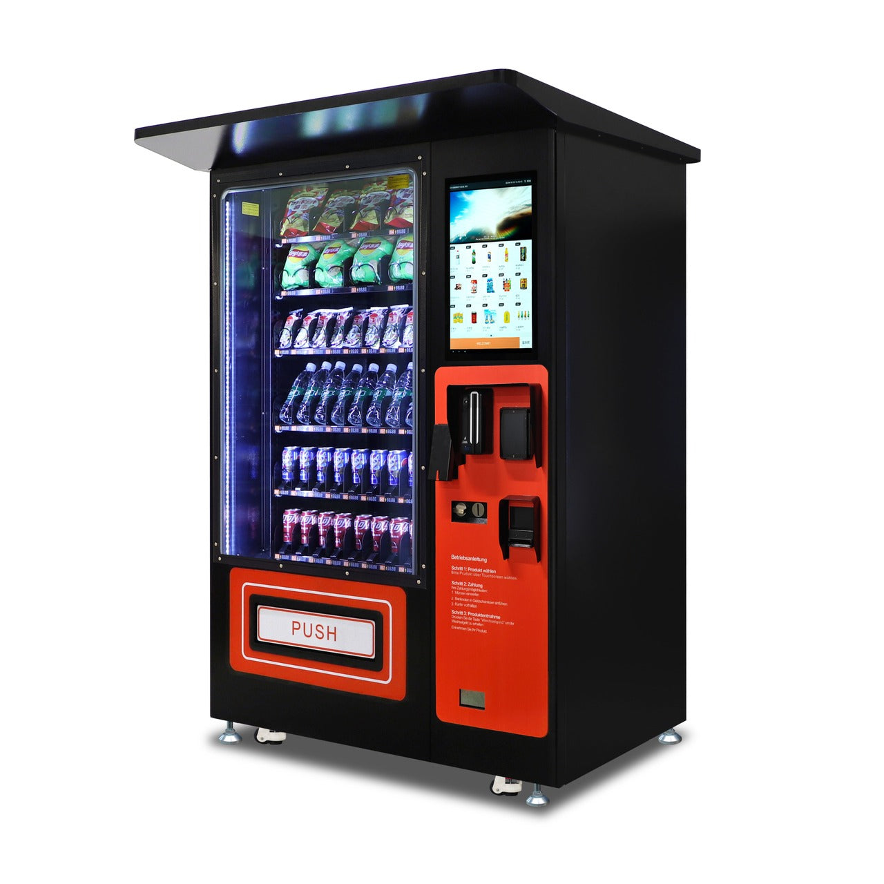 Outdoor Snackautomat XY-DLY-10C-HW-21.5 mit Lift